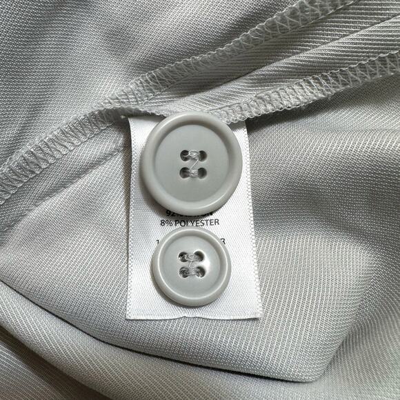 Nordstrom Open Edit Womens Unstructured Oversized Blazer Gray Plus Size 1X FLAW - Picture 10 of 12